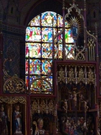 Stiftskirche Bücken (11.-14. Jahrhundert), Blick aufs Ostfenster, 13. Jahrhundert